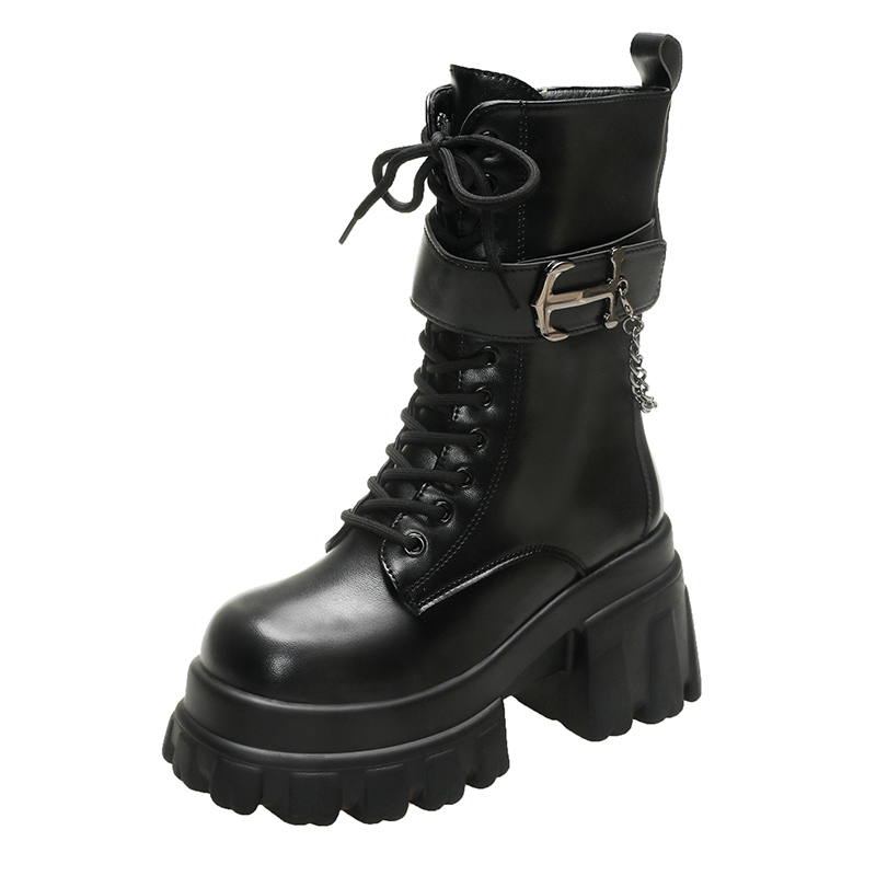 Sewing Latex - 11cm mulher cunhas escondidas botas plataforma