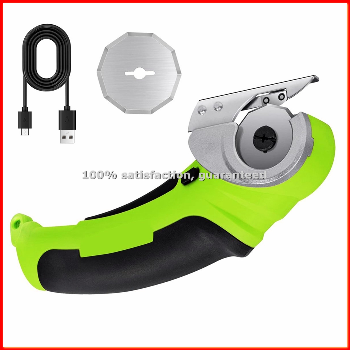 Rotary Cutter Fabric - Tesoura Elétrica Sem Fio para Tecidos,