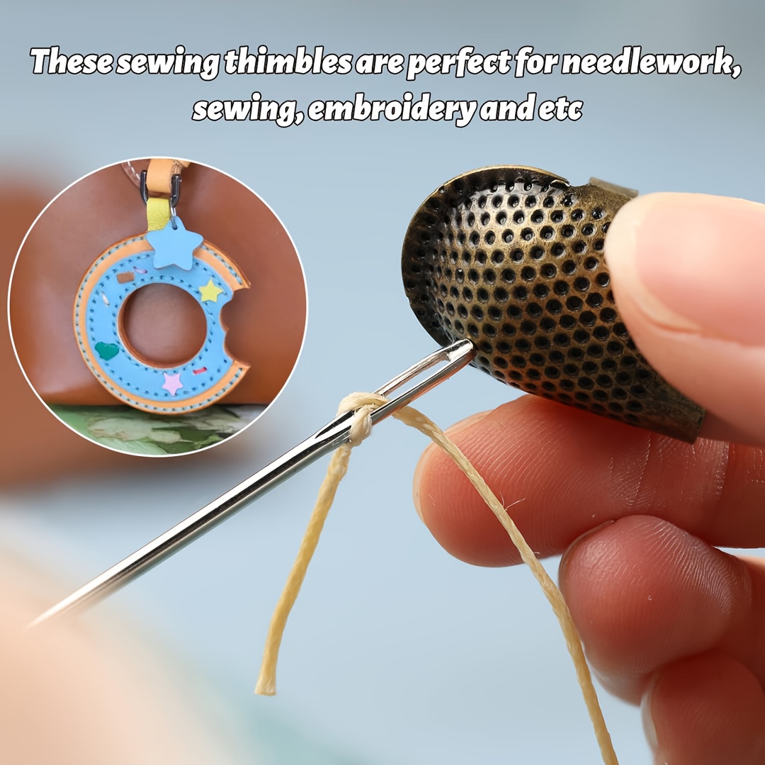 Sewing Thimble Metal - Dedais de Costura, Anéis de Dedal