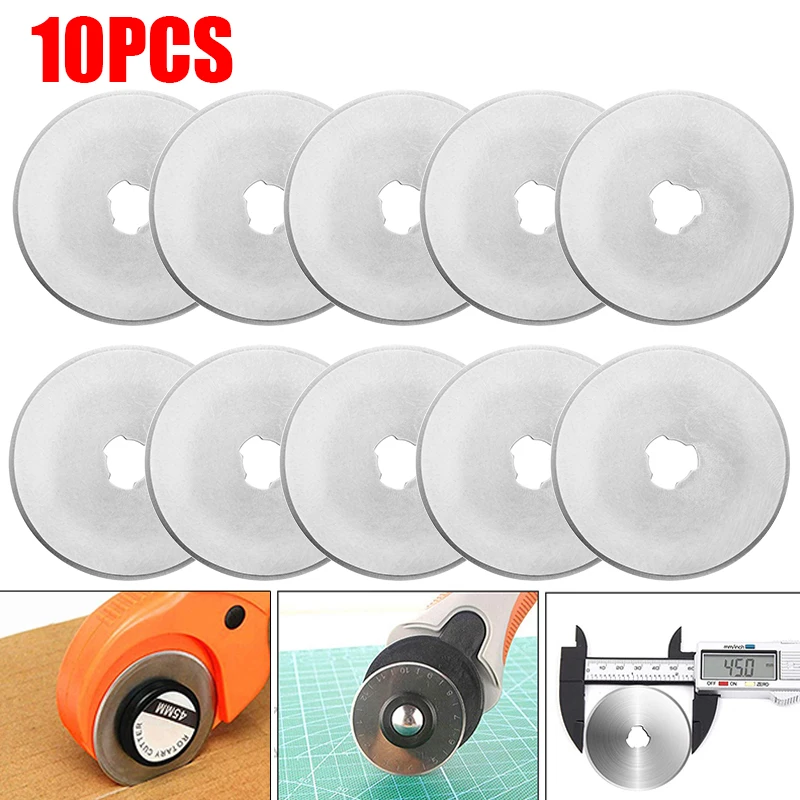 Rotary Cutter Fabric - 10 pçs lâminas de corte rotativo