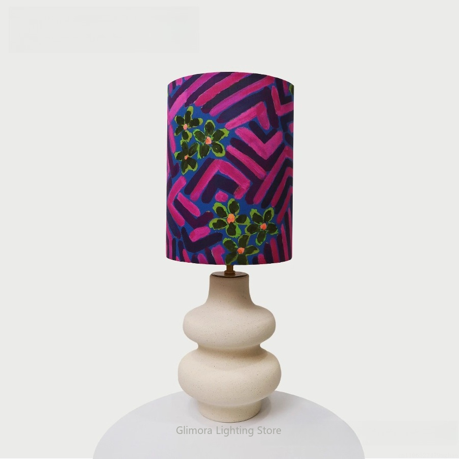 Century Textile & Sewing Supply Reviews - Candeeiro de mesa em tecido Liberty: