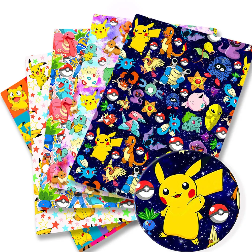 Sewing Production - Pokemon dos desenhos animados fabric140 *