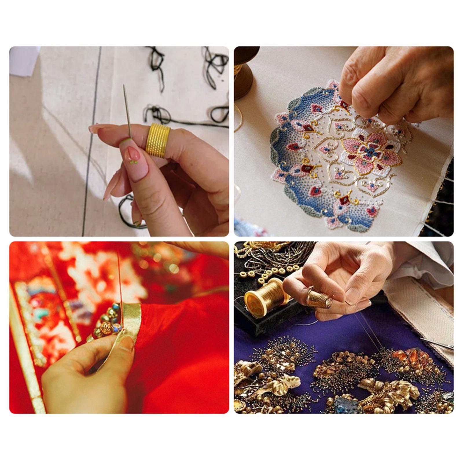 Sewing Thimble Metal - Dedal de Metal Estilo Antigo para