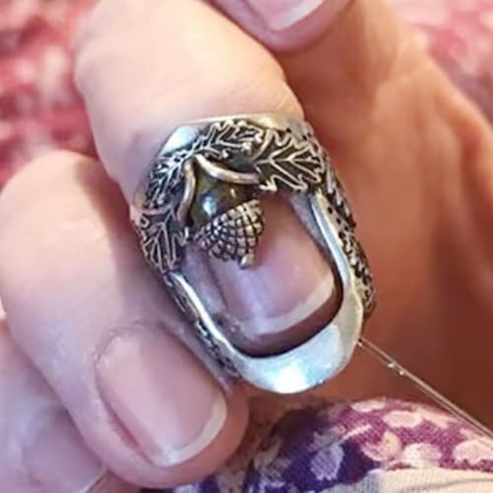 Sewing Thimble Metal - Dedeira de Metal Aberta em Formato