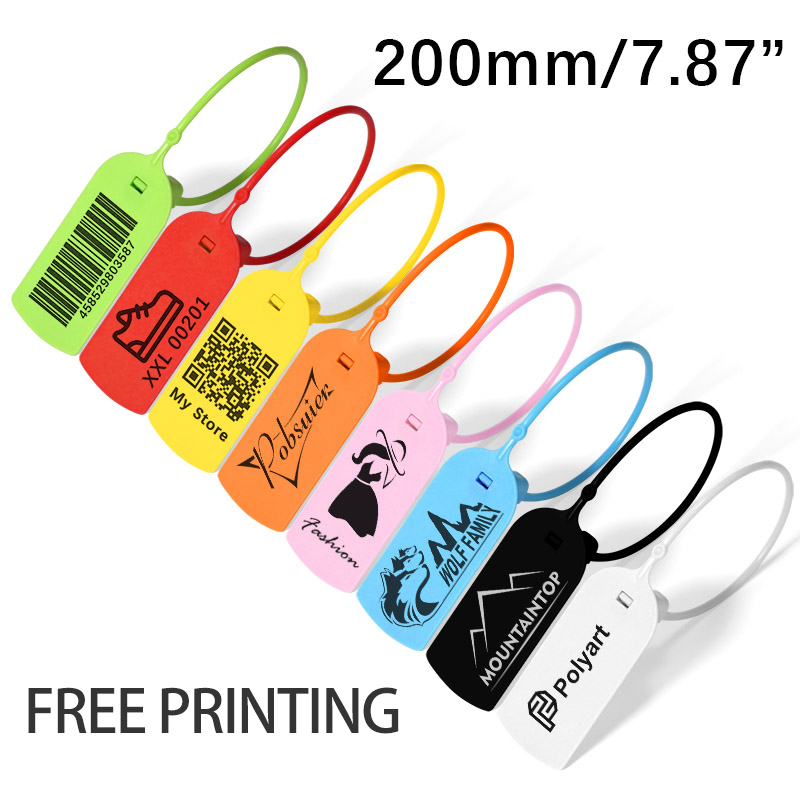 Sewing Labels - 100 Roupas Plásticas personalizadas Pendurar Tags,