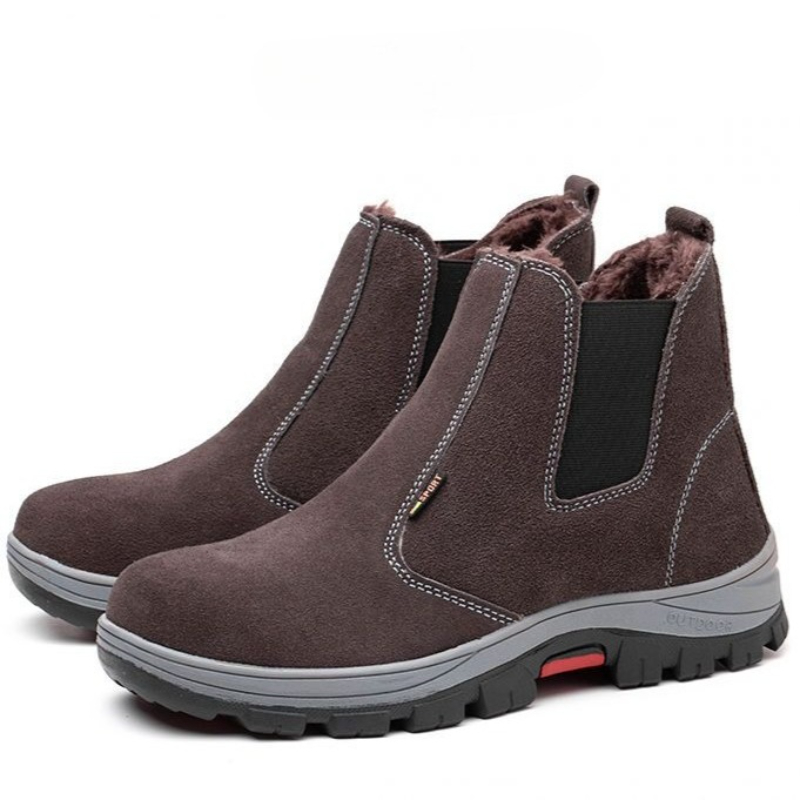 Sewing Fleece - Sapatos de soldagem de cano alto