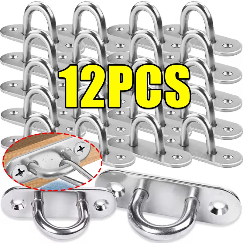 Hook Eye Fastener - Gancho Oval de Aço Inoxidável Reforçado