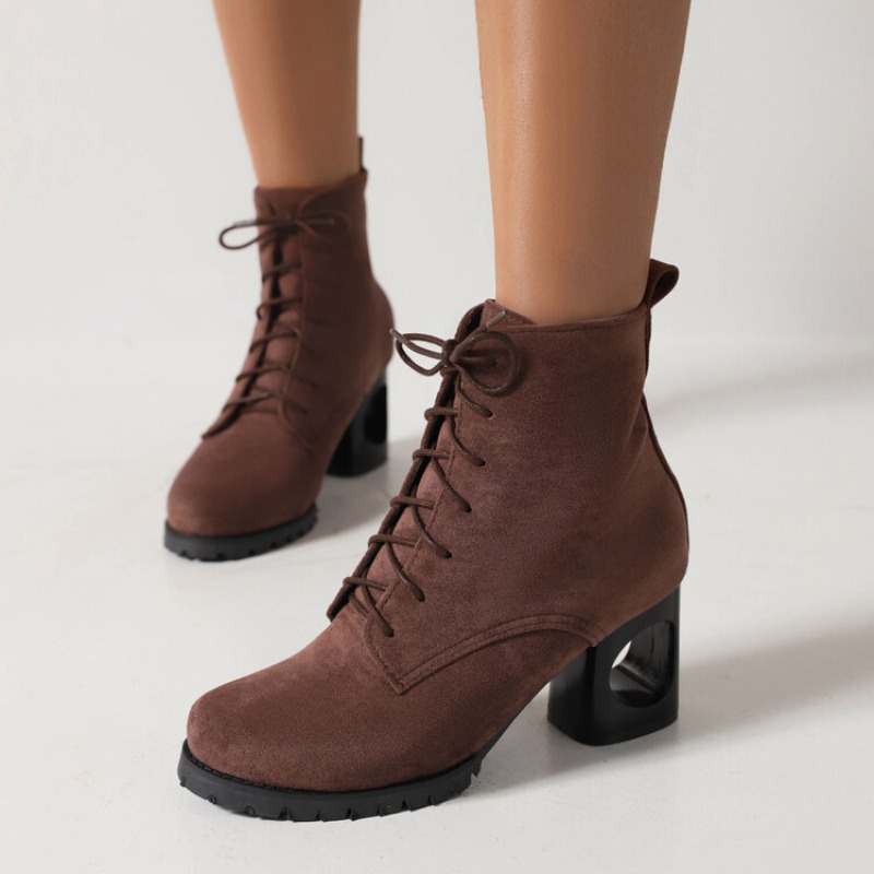Sewing Fleece - Botas de cano curto femininas de