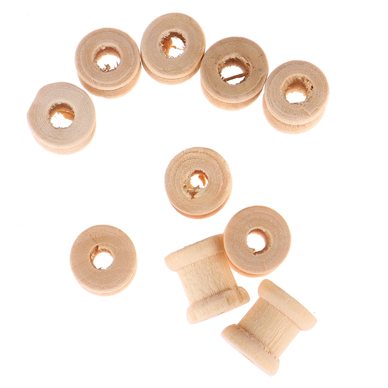 /KQM/100PCS Carretéis de Madei - Thread Bobbins Empty avaliação e preço