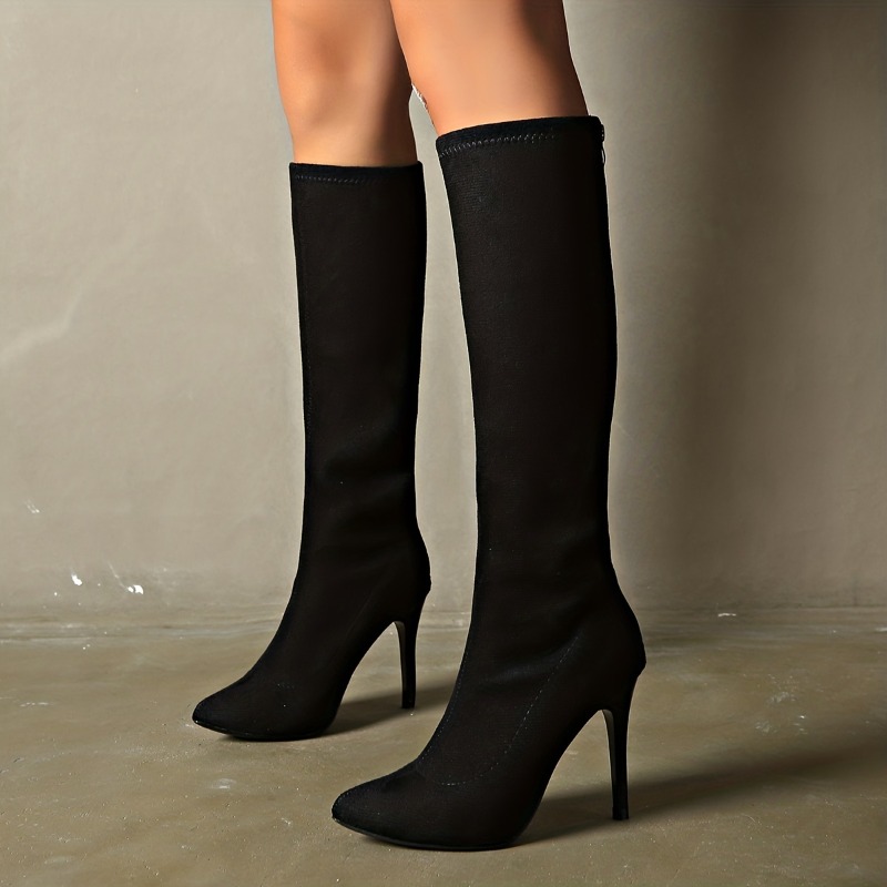 Botas da moda feminina 	 Dedo  - Sewing Zipper avaliação e preço