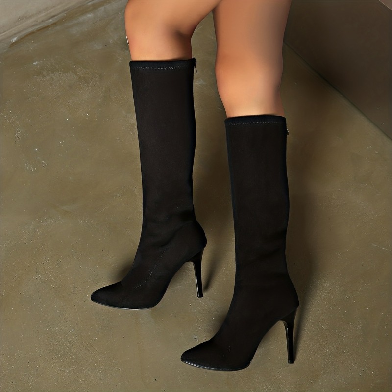 Botas da moda feminina 	 Dedo  - Sewing Zipper avaliação e preço