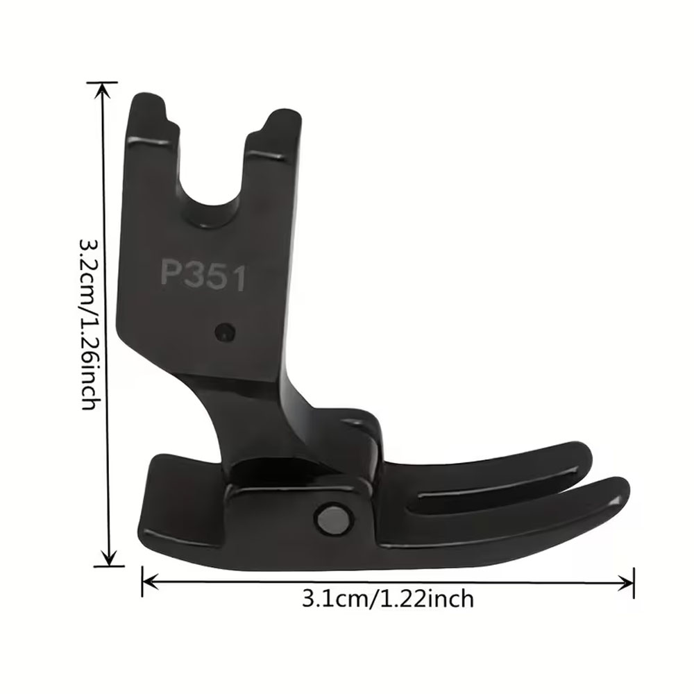 P351 Calcador de Aço Preto Ant - Sewing Factory avaliação e preço