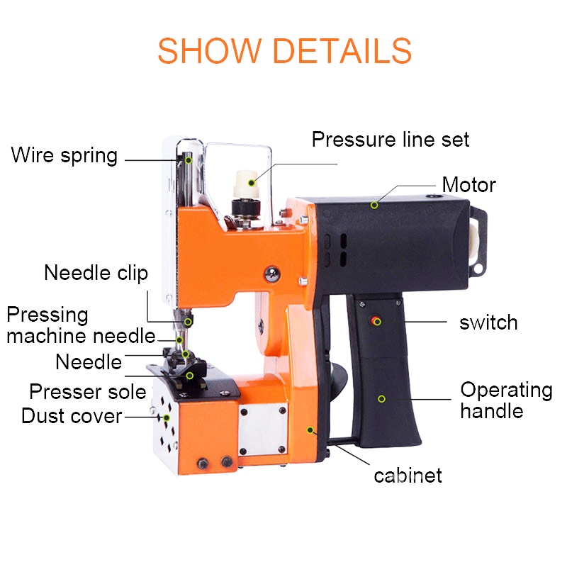 Máquina de costura elétrica po - Sewing Machine For Textile avaliação e preço