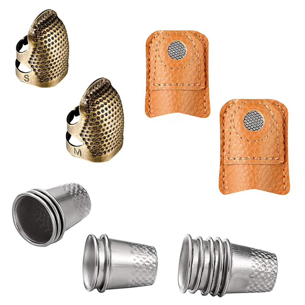 14 pçs conjunto dedal de costu - Sewing Thimble Metal avaliação e preço
