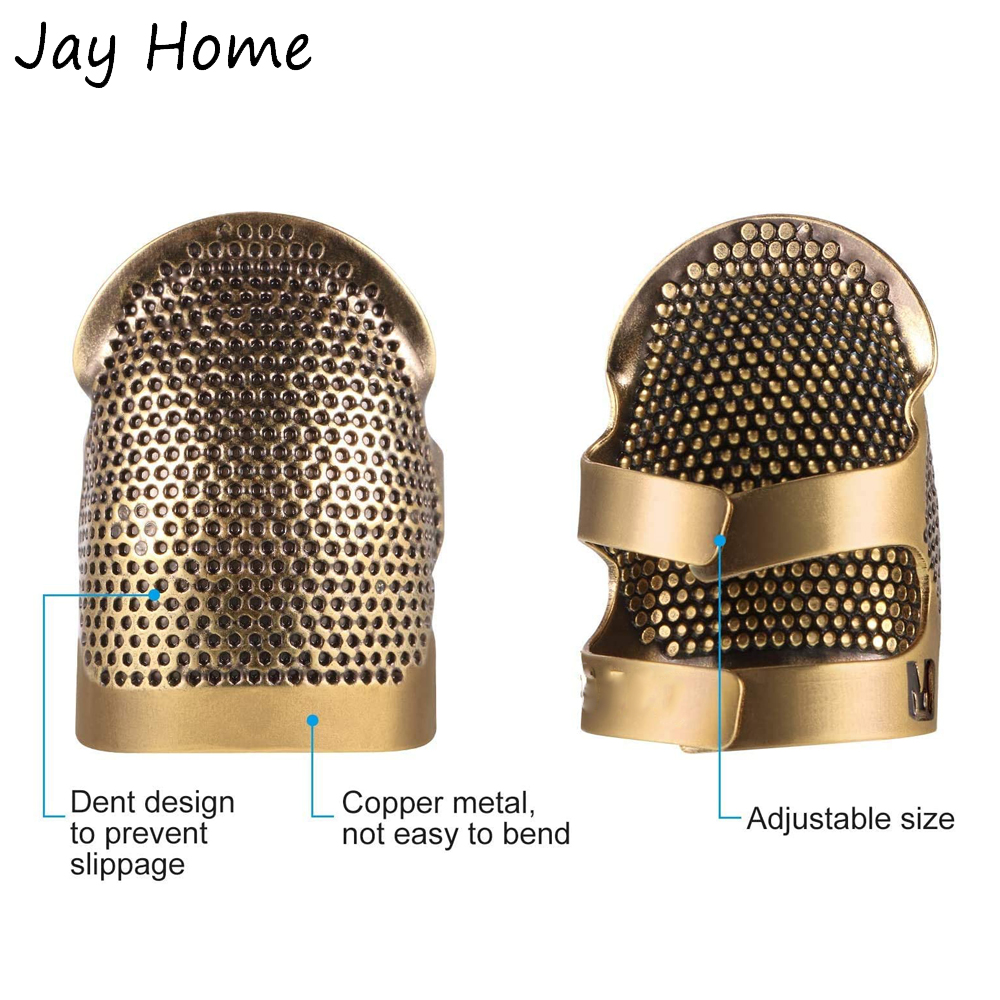 14 pçs conjunto dedal de costu - Sewing Thimble Metal avaliação e preço