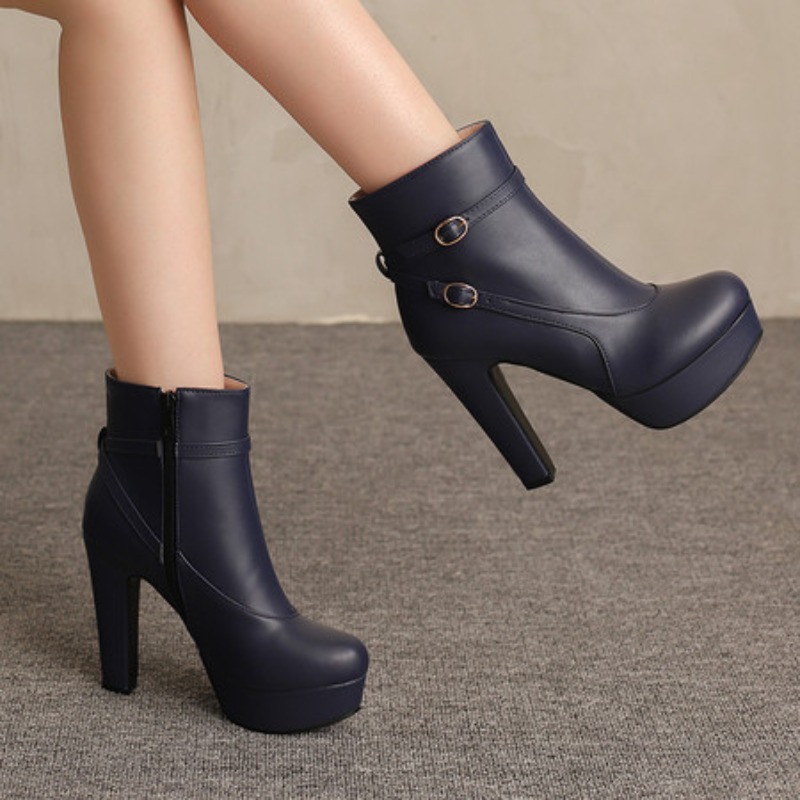 Botas de plataforma de moda fe - Sewing Fleece avaliação e preço