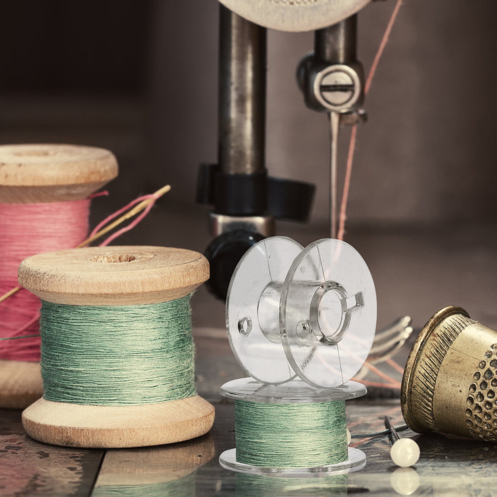 1 conjunto de caixa de armazen - Thread Bobbins Empty avaliação e preço