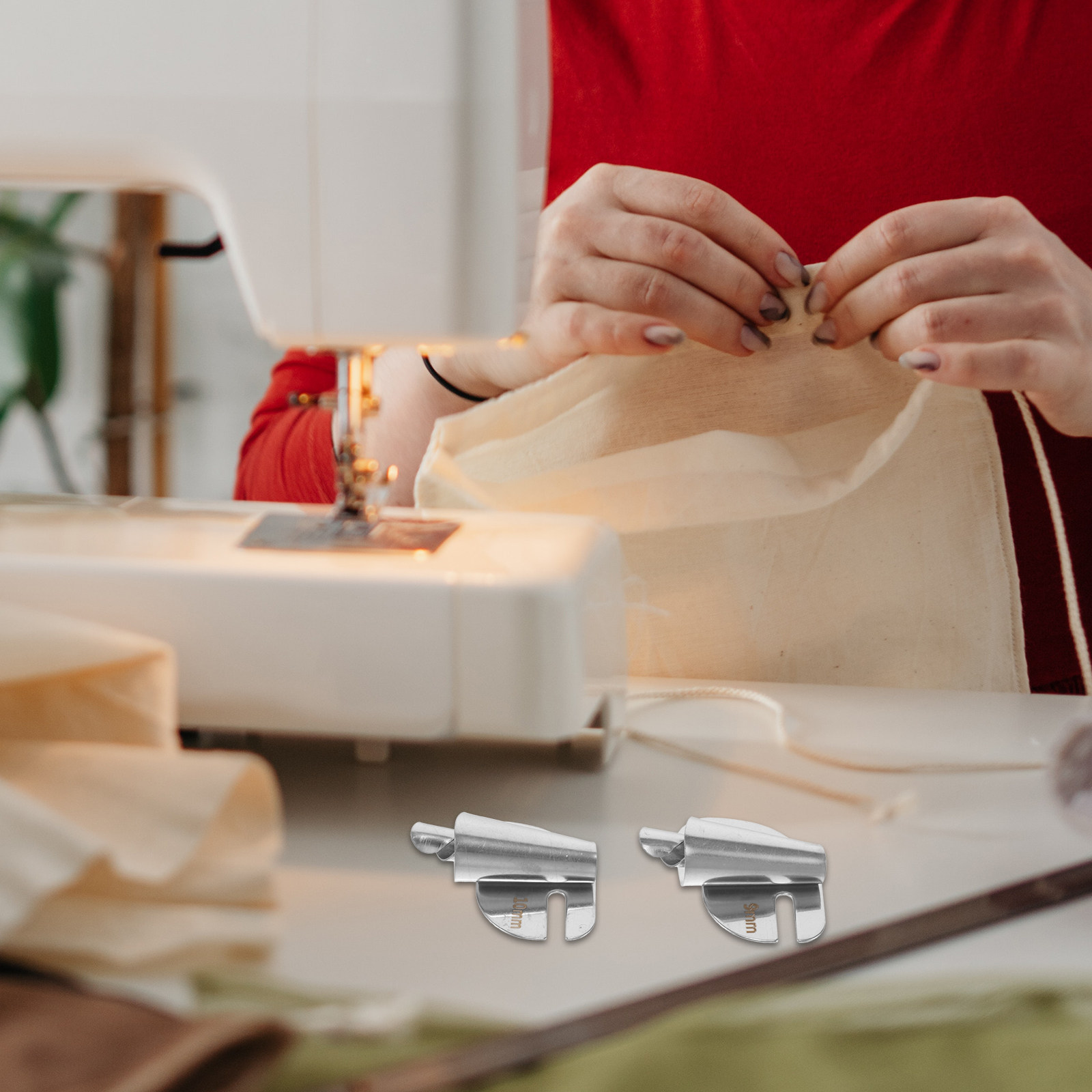 4 Peças de Calcador de Bainha  - Sewing Roll avaliação e preço