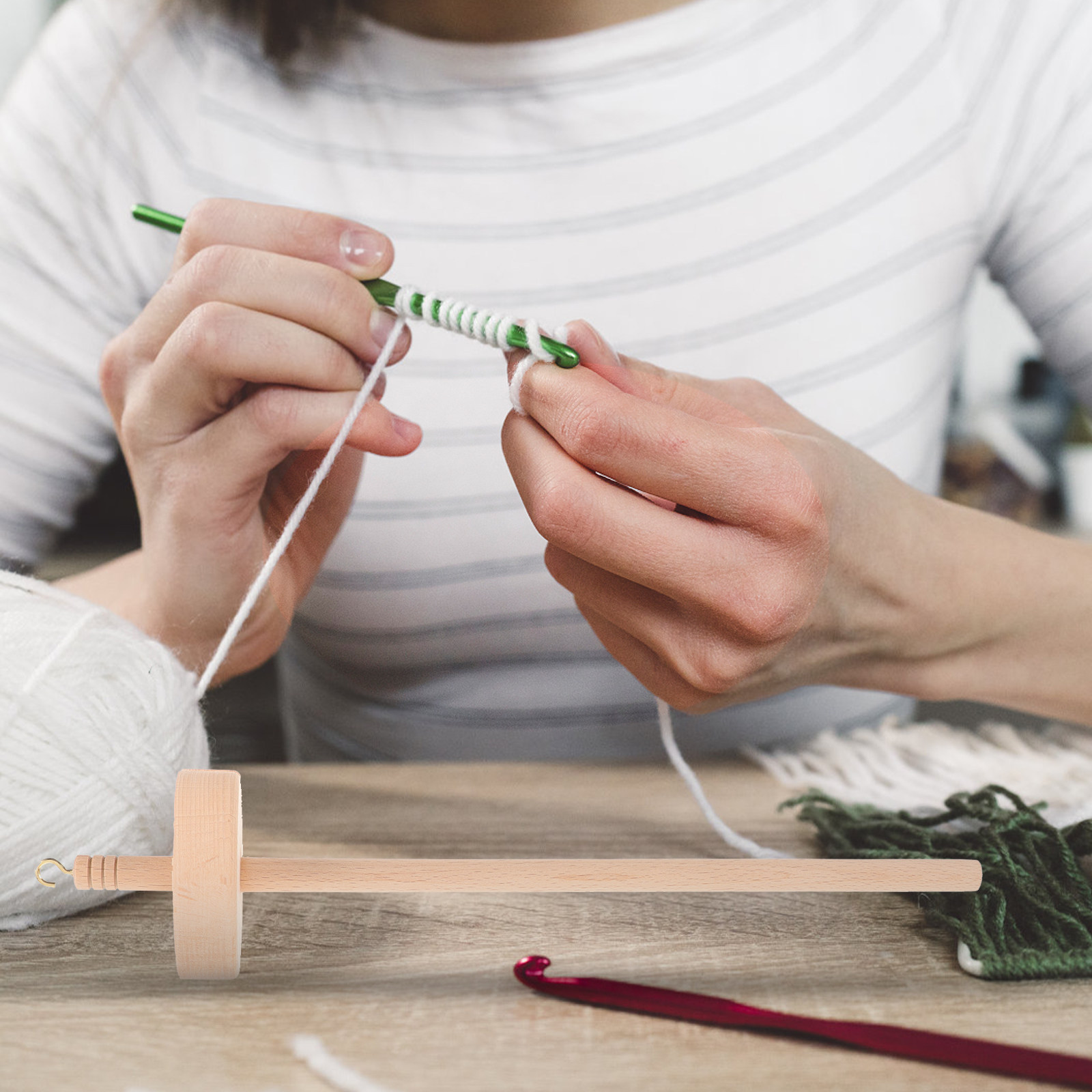 Fuso de Madeira para Fio, Rolo - Sewing Knit avaliação e preço