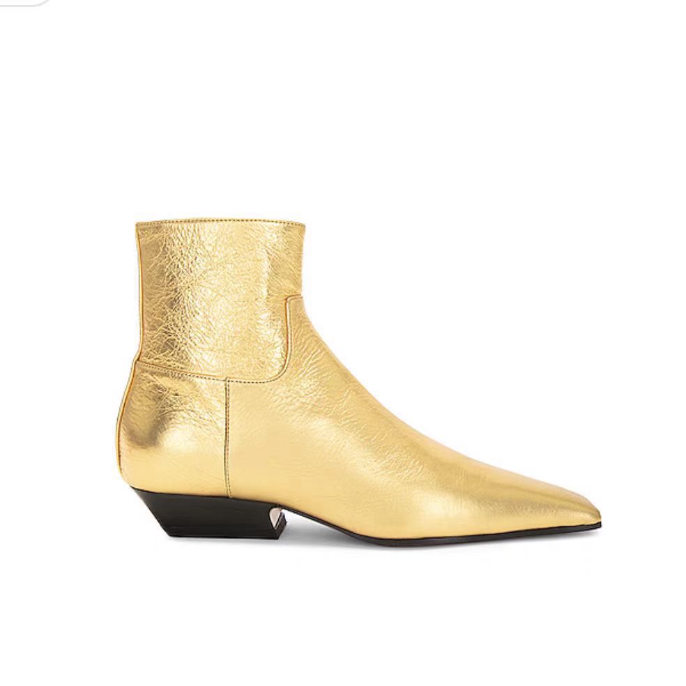 Botas Curtas Femininas de Moda - Sewing Zipper avaliação e preço
