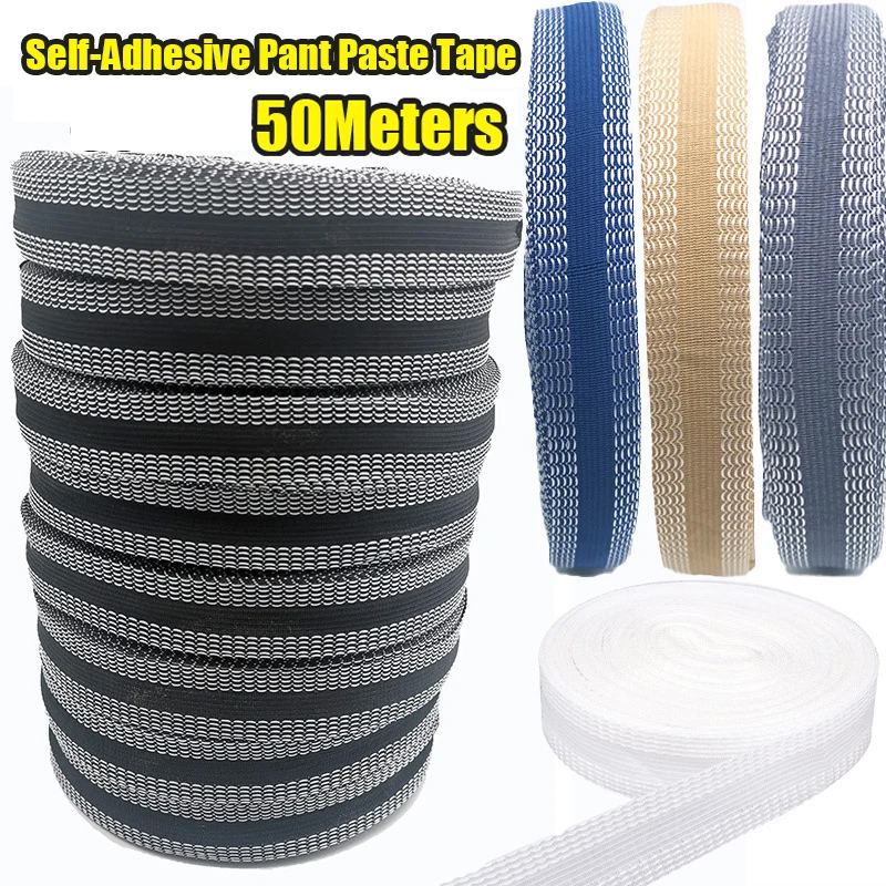 50m auto-adesivo calça colar f - Interfacing Iron On avaliação e preço