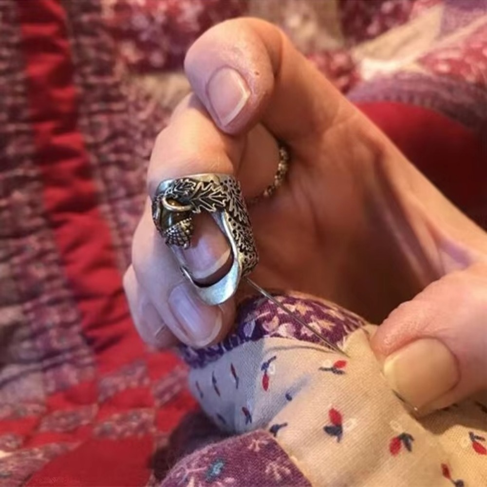 Dedal de Metal Aberto em Forma - Sewing Thimble Metal avaliação e preço