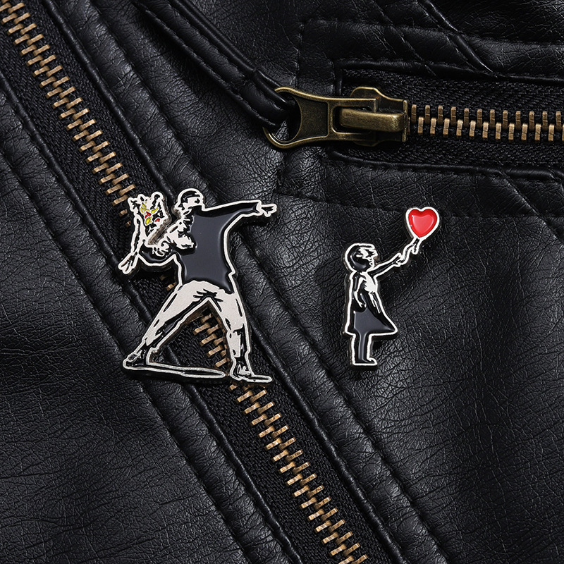 Escultura Esmalte Pins, Broche - Sewing Labels avaliação e preço