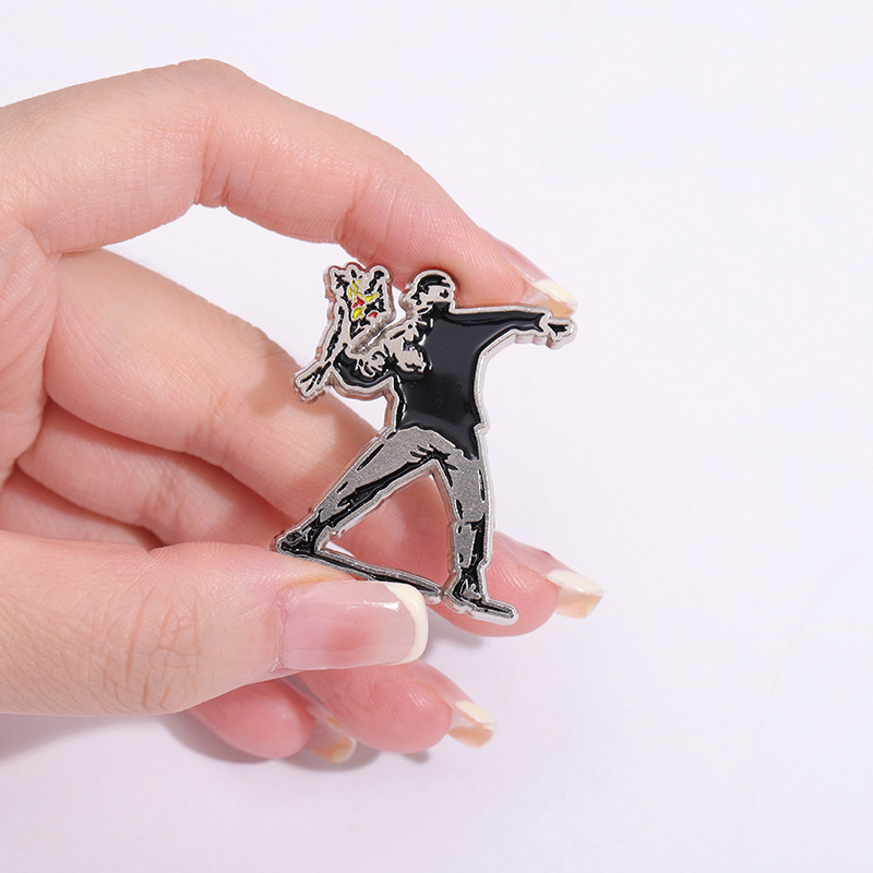 Escultura Esmalte Pins, Broche - Sewing Labels avaliação e preço