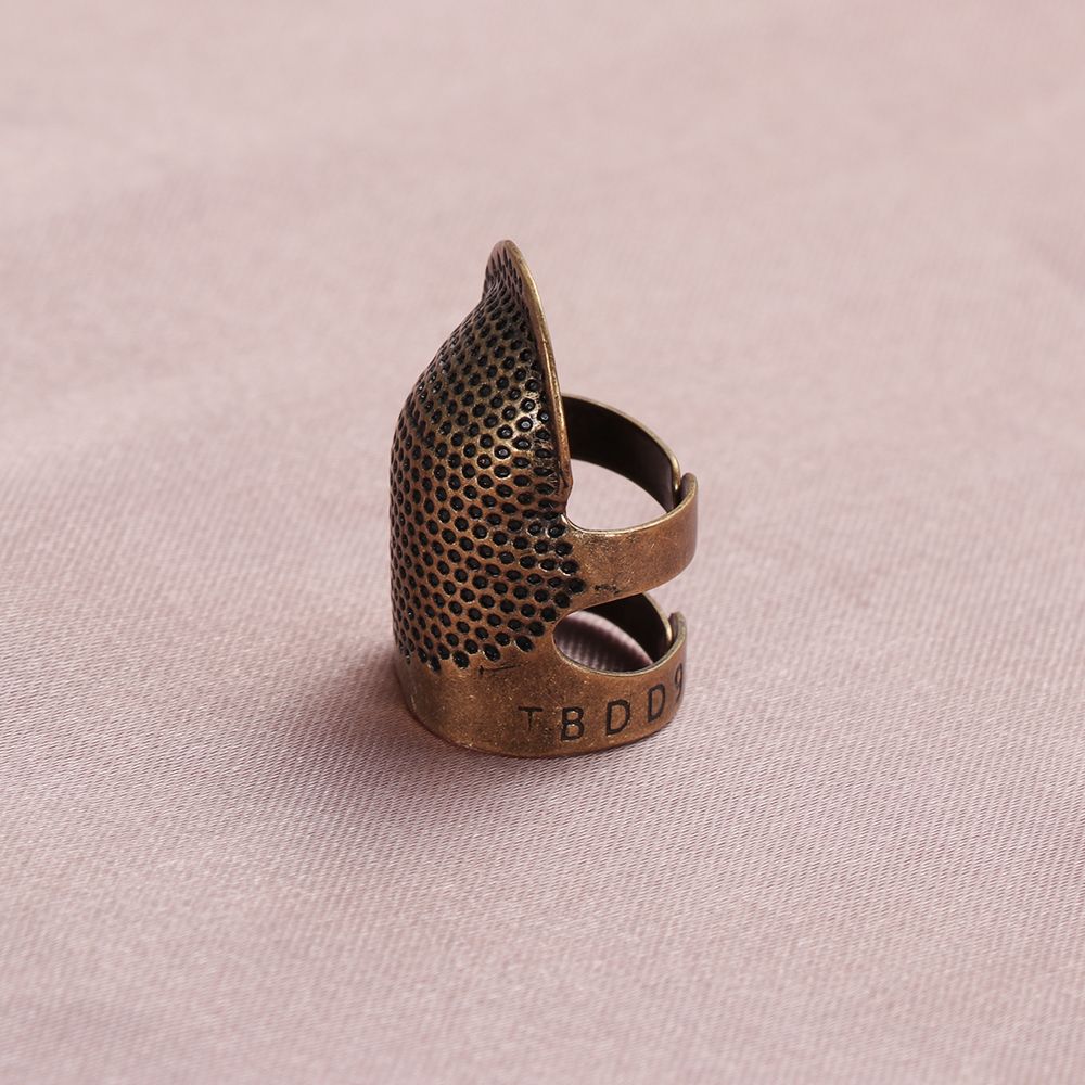 Didal Antique Ring Finger Prot - Sewing Thimble Metal avaliação e preço