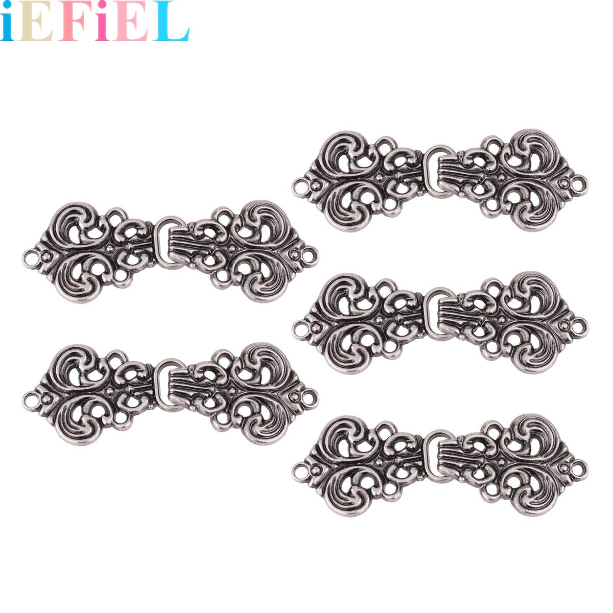 5 pares de botões decorativos  - Hook Eye Fastener avaliação e preço