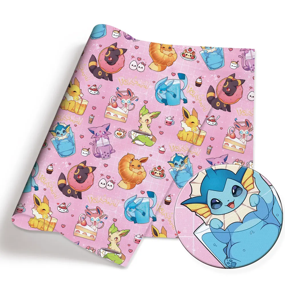 Pokémon Cartoon tecido impress - Sewing Production avaliação e preço