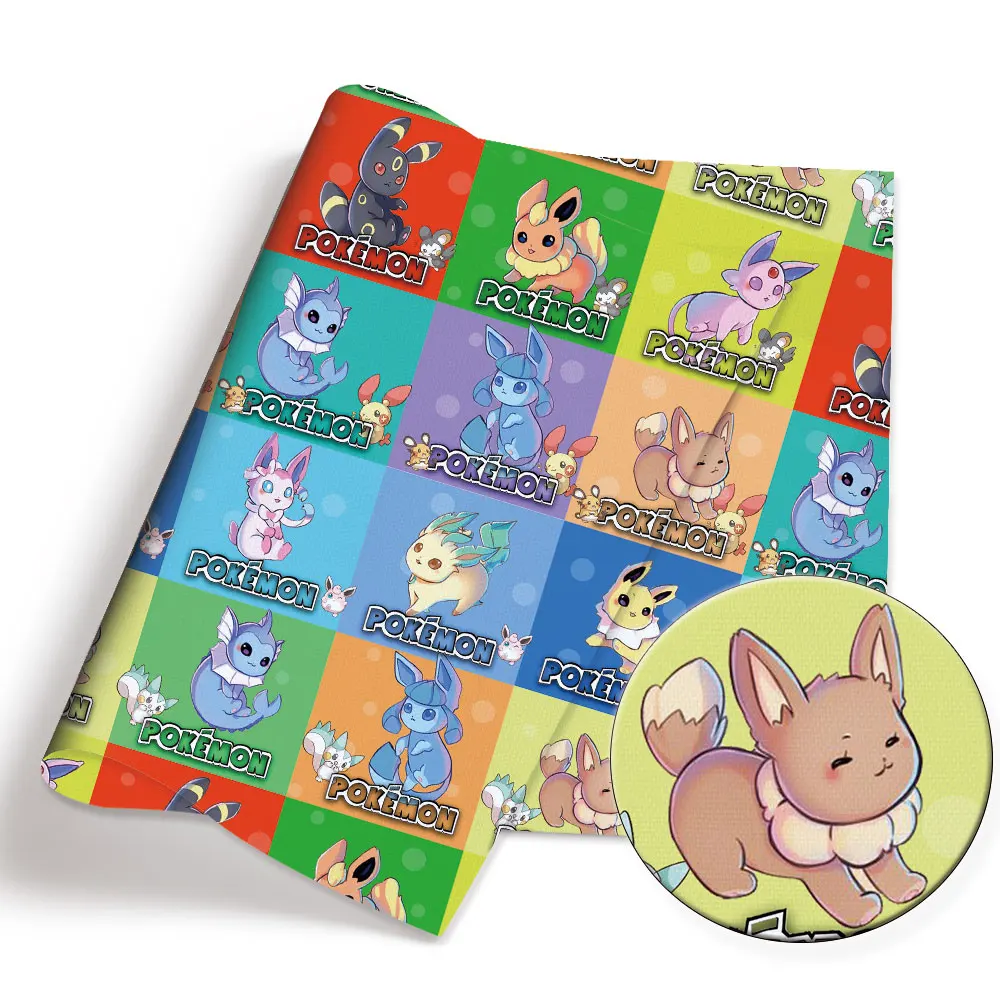 Pokémon Cartoon tecido impress - Sewing Production avaliação e preço