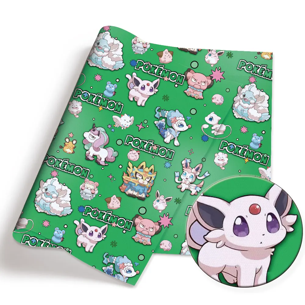 Pokémon Cartoon tecido impress - Sewing Production avaliação e preço