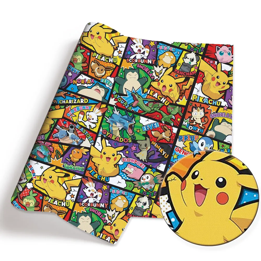 Pokémon Cartoon tecido impress - Sewing Production avaliação e preço