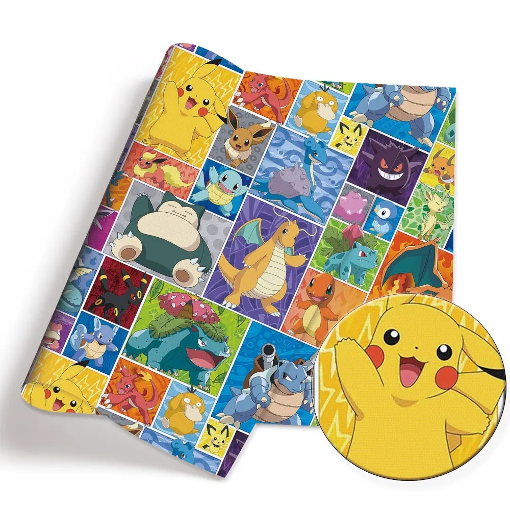 Pokémon Cartoon tecido impress - Sewing Production avaliação e preço