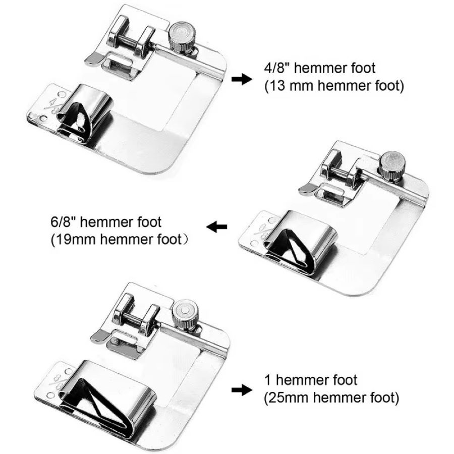 1-3 Peças Calcador de Bainha E - Sewing Roll avaliação e preço