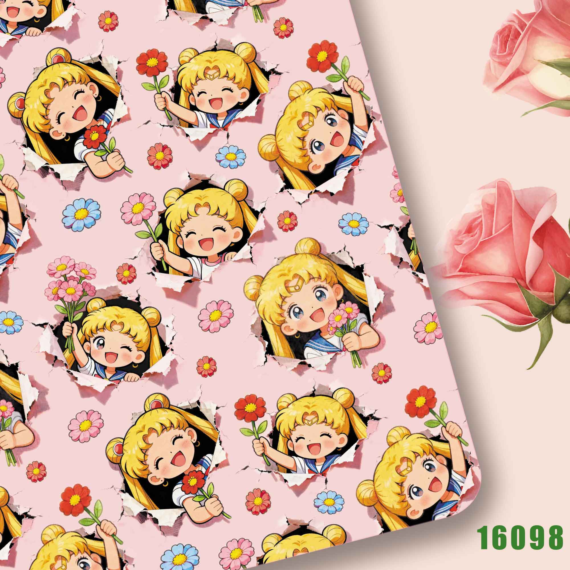 Tecido Estampado de Desenho An - Sewing Production avaliação e preço