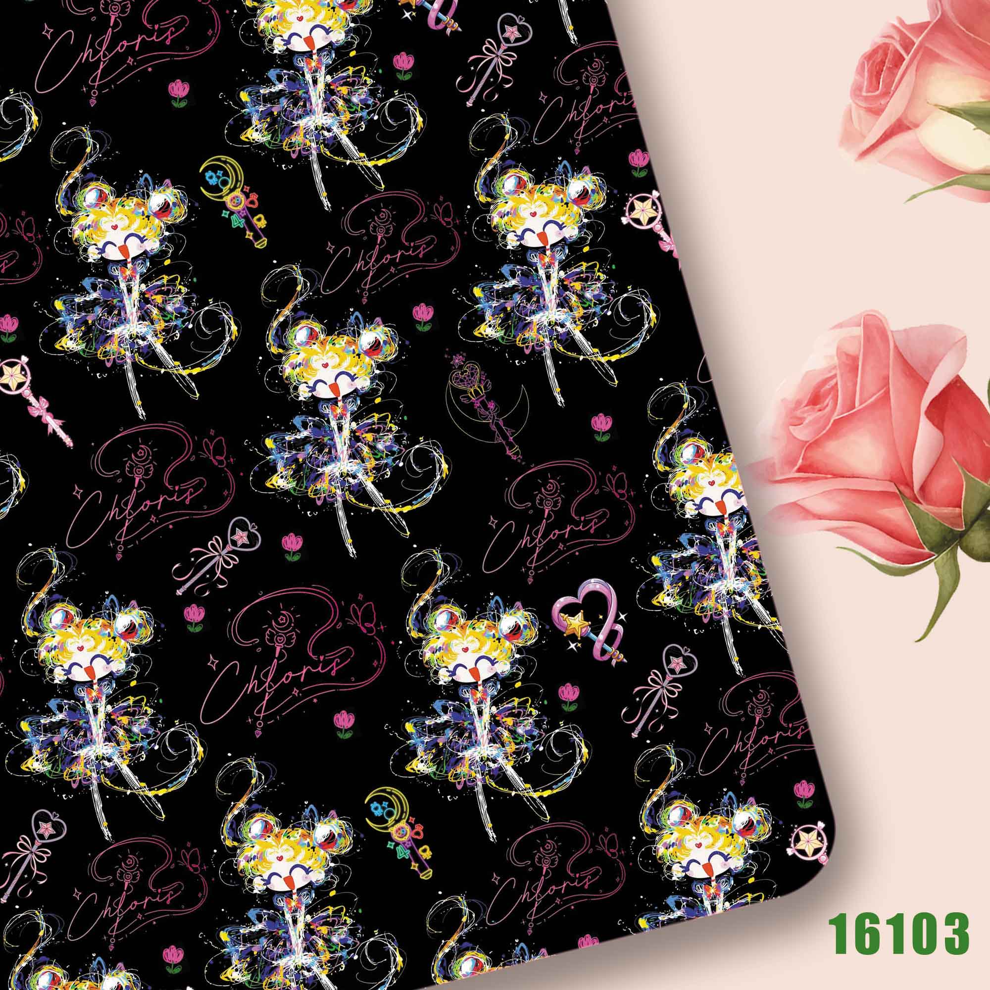 Tecido Estampado de Desenho An - Sewing Production avaliação e preço