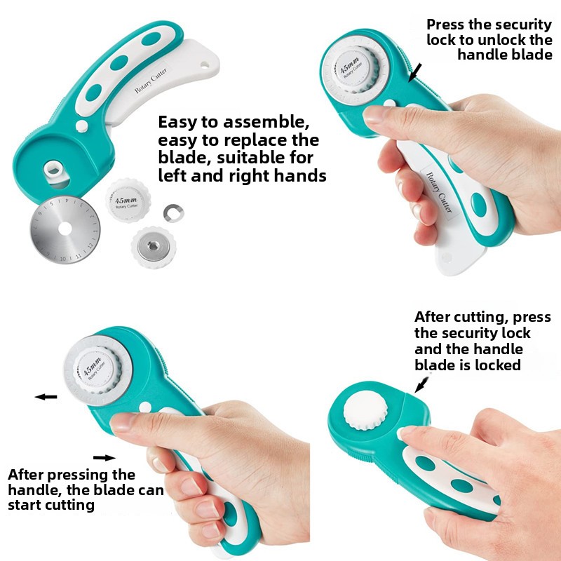 Cortador Rotativo de 45mm com  - Rotary Cutter Fabric avaliação e preço