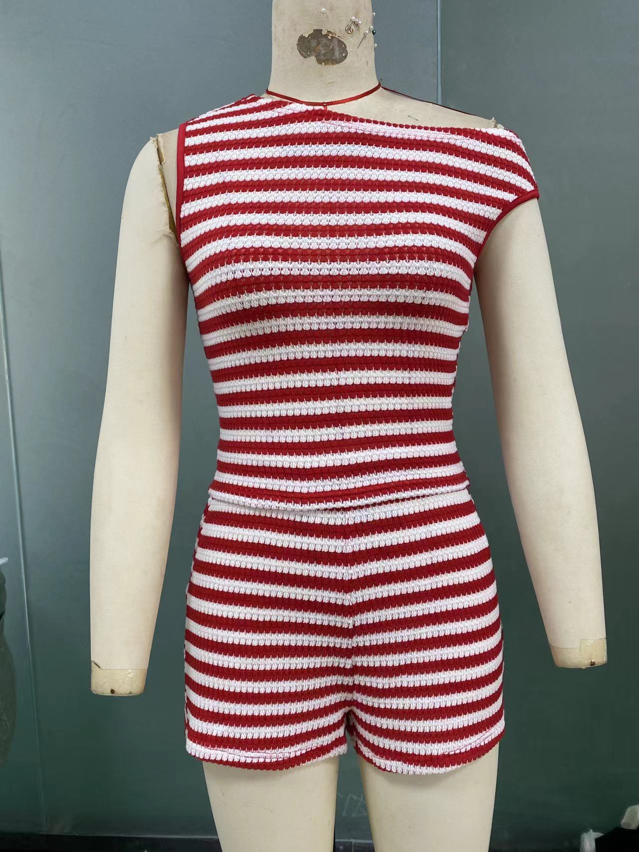 Verão feminino curto conjunto  - Sewing Vest avaliação e preço
