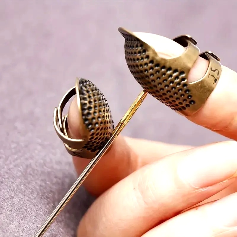 Dedal de Costura Vintage Ajust - Sewing Thimble Metal avaliação e preço