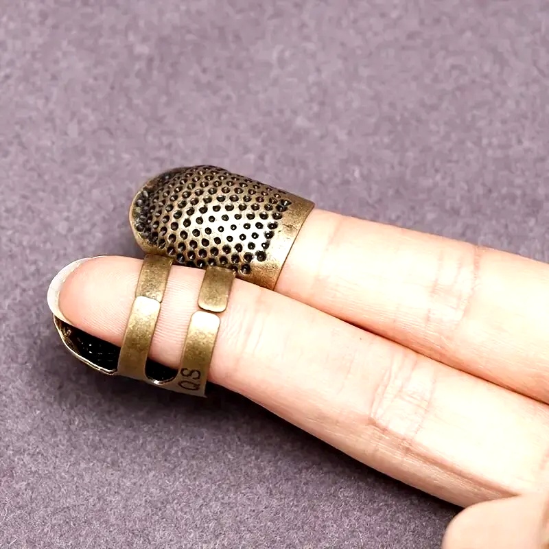 Dedal de Costura Vintage Ajust - Sewing Thimble Metal avaliação e preço