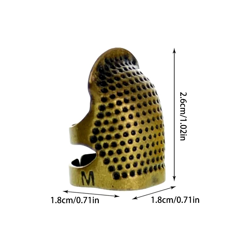 Dedal de Costura Vintage Ajust - Sewing Thimble Metal avaliação e preço