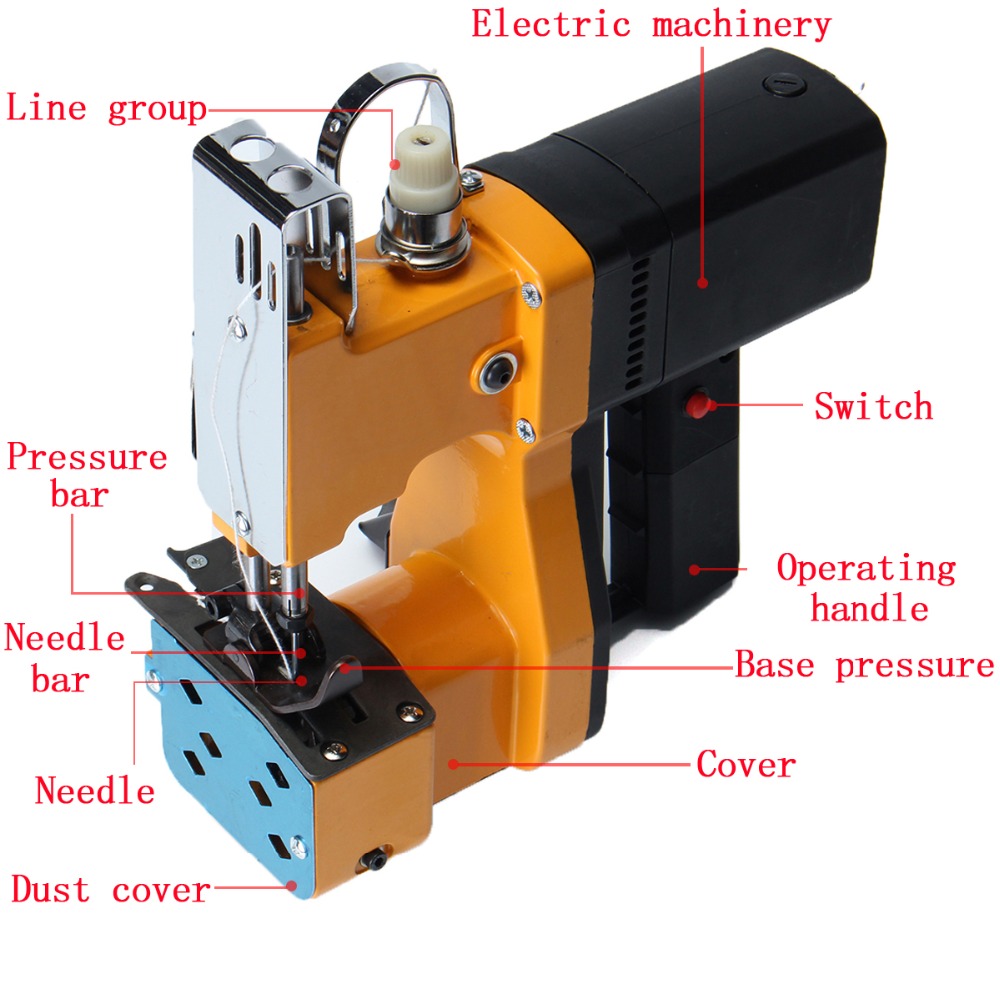 Máquina Elétrica de Fechar Sac - Sewing Machine For Textile avaliação e preço