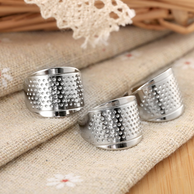 3 pçs de metal dedo dedais alf - Sewing Thimble Metal avaliação e preço