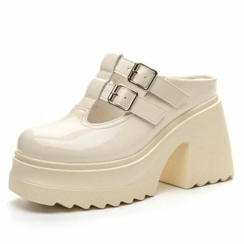 Sapatos Mary Jane de Salto Gro - Sewing Latex avaliação e preço