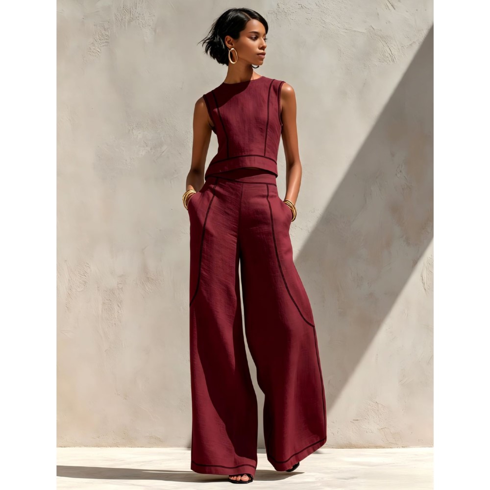 Conjunto Feminino de Colete e  - Sewing Vest avaliação e preço