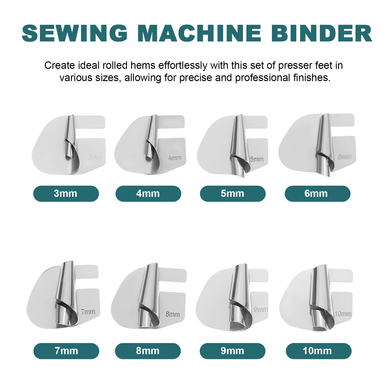 1 Conjunto de Calcadores para  - Sewing Roll avaliação e preço