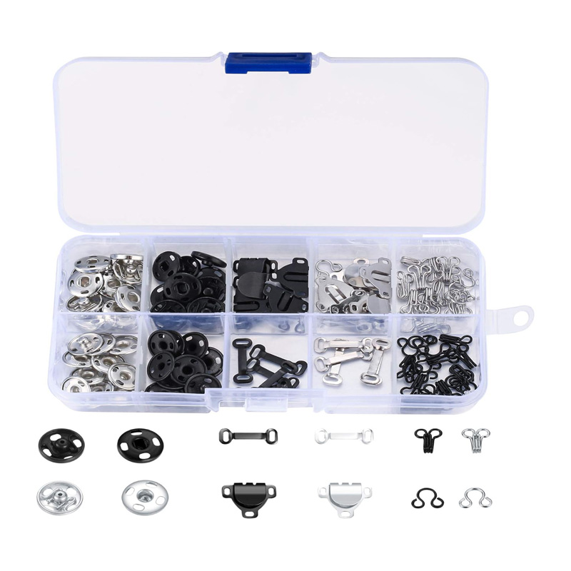 Kit de 100 Peças de Ganchos e  - Hook Eye Fastener avaliação e preço