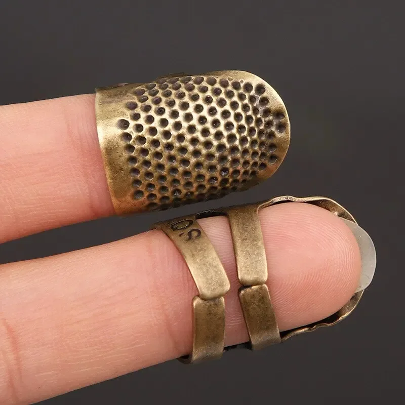 2 pçs dedal de cobre costura r - Sewing Thimble Metal avaliação e preço
